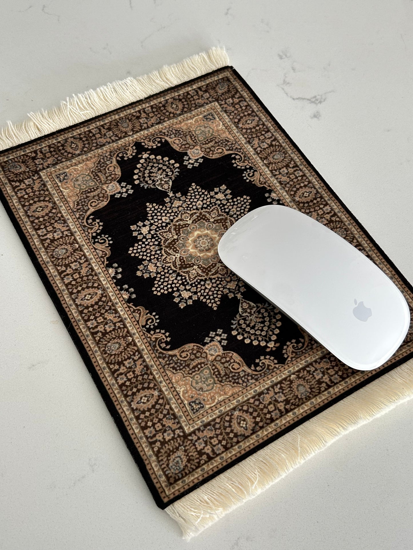 Oriental style rug mouse pad