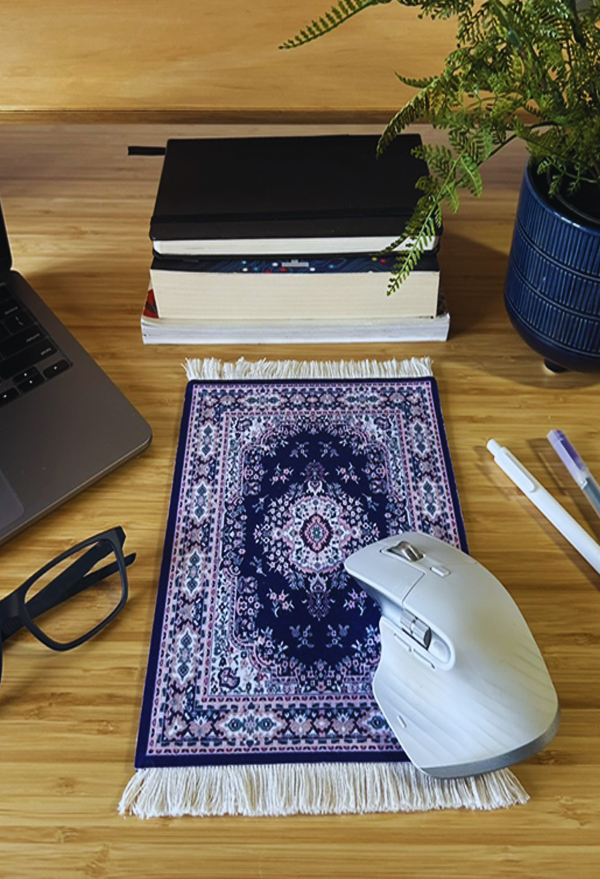 Lilac Fade Rug Mouse Pad