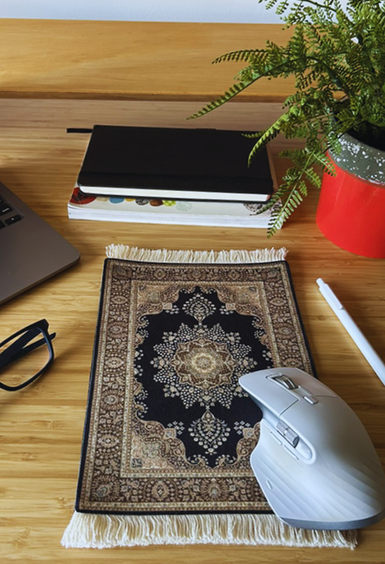 Smoke Rug Mouse Pad